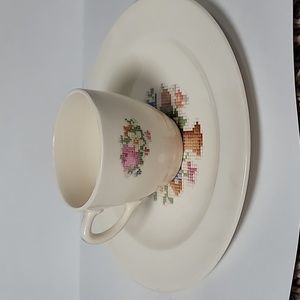 Single Teacup and Plate